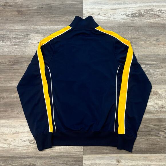 Nike West Virginia Mountaineers Navy Blue Mens‎ M Collared Zip Up Team Jacket - Picture 2 of 10